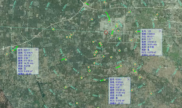 Successful field application of multi-target tracking radar