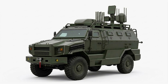 Anti-Drone Armored Blast Resistant Vehicle