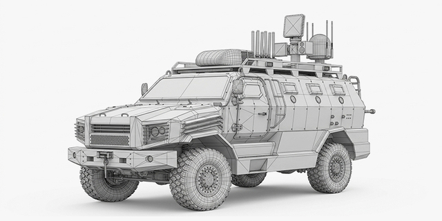 Drone countermeasure vehicle interior